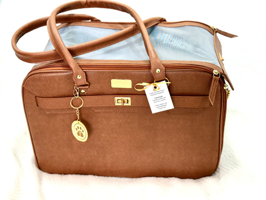 Bolsa Tuttores Elegance – Caramelo - Quadrada - Tam M