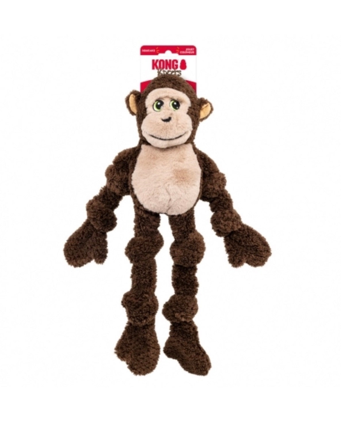 Brinquedo de Pelúcia Interativo Kong Knots Monkey - Brinquedo Interativo Tam G 46 cm