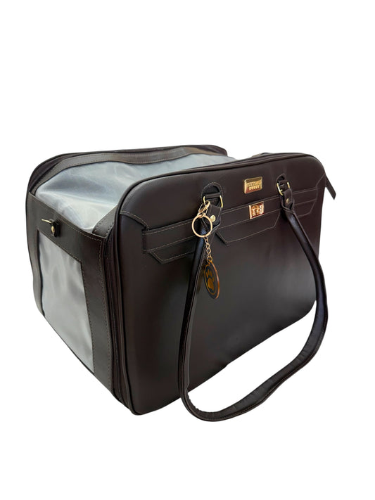 Bolsa - Marrom - Quadrada - Tam M