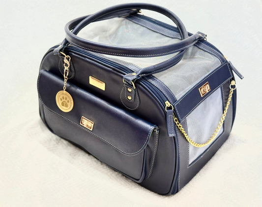 Bolsa Tuttores Elegance - Azul - Tamanho M - Redonda- Tam M