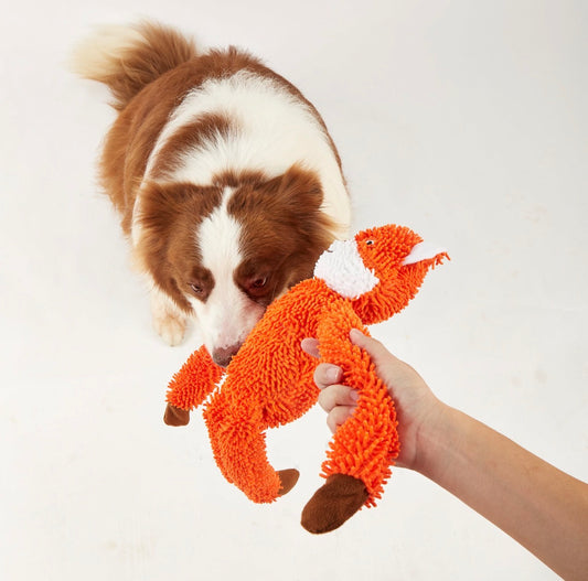 Brinquedo Interativo RAPOSA com Corda Tough - FOFOS