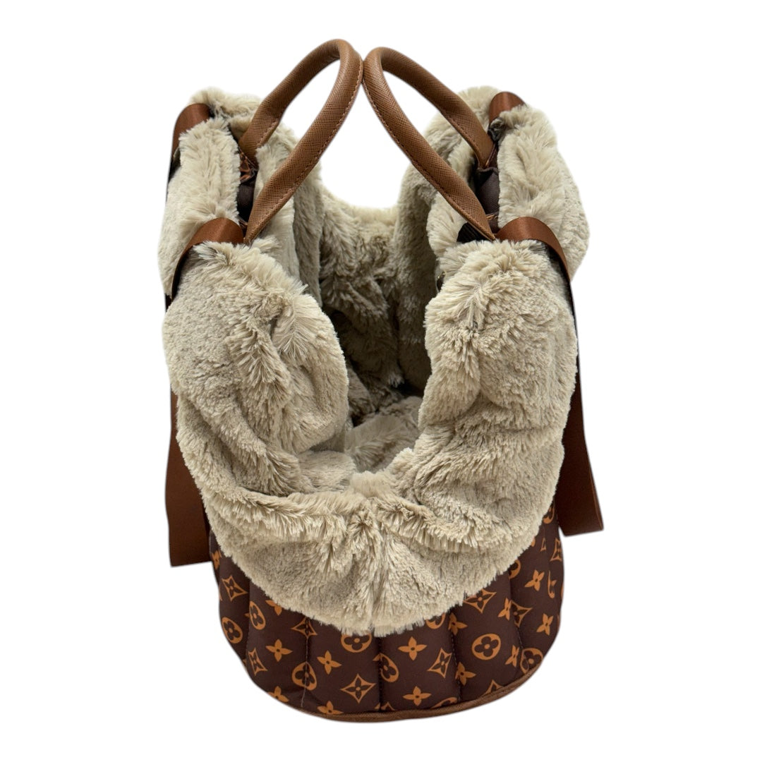 Bolsa de Passeio Modelo Nova York - Tam M - Acompanha Manta Térmica na cor Vanilla