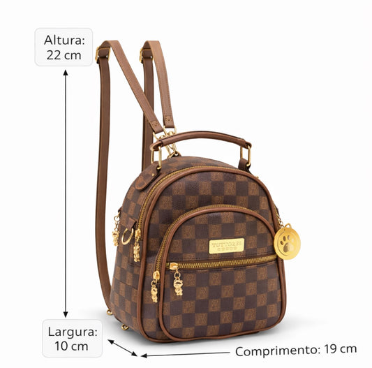 Mochila Bear Marrom Tam P