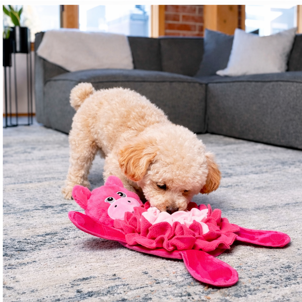 Brinquedo de Fuçar para Enriquecimento Ambiental - Snuffle Palz - Outward Hound- Pig