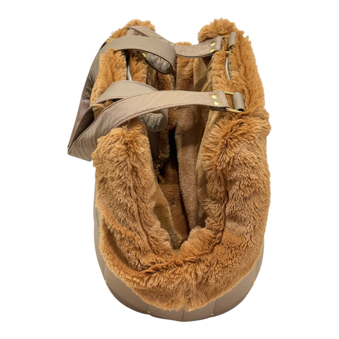 Bolsa de Passeio Modelo Venêto – Cor Caramelo – Tam P – Acompanha Manta Térmica Cor Caramelo