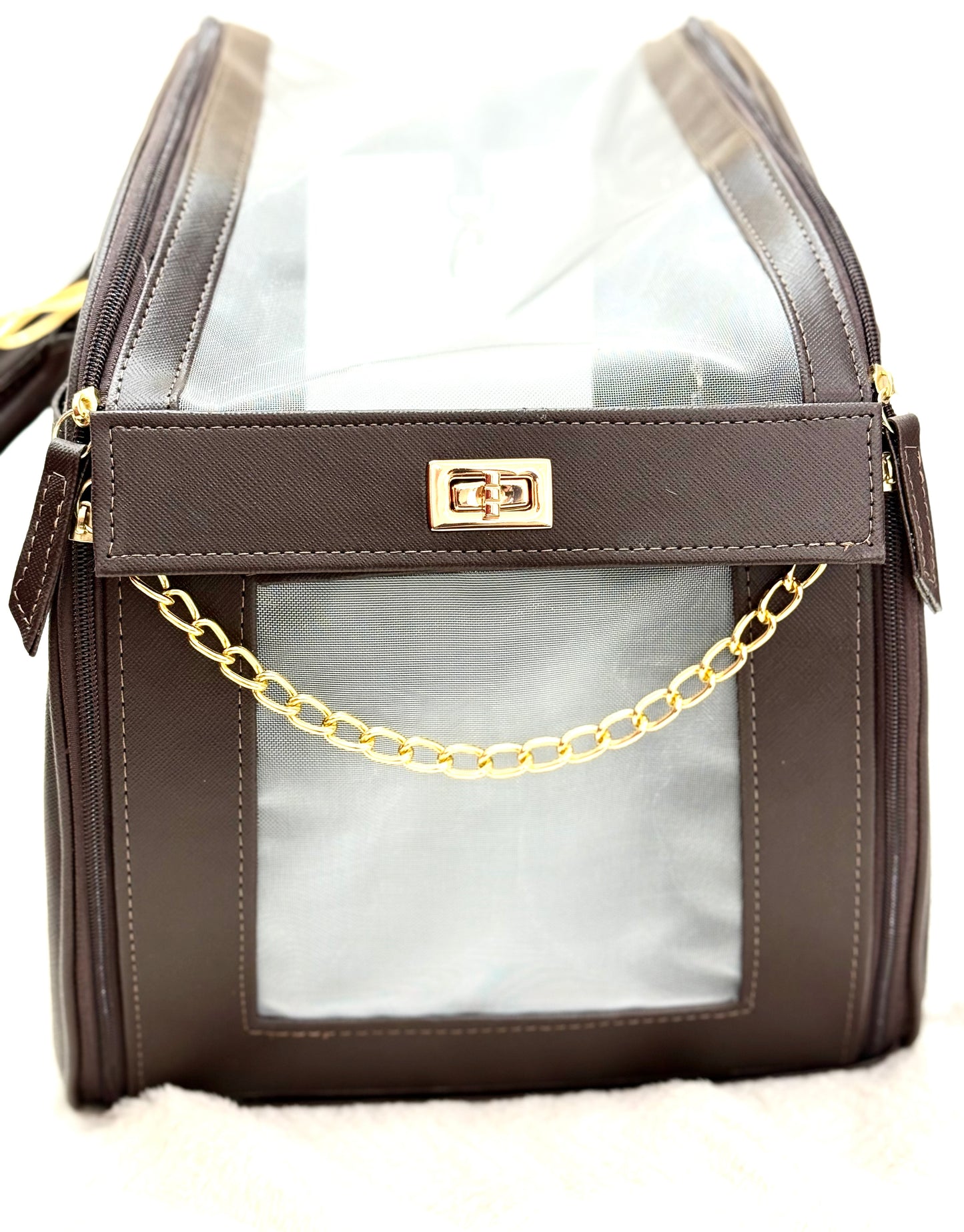 Bolsa Tuttores Elegance - Marrom - Redonda - Tam M