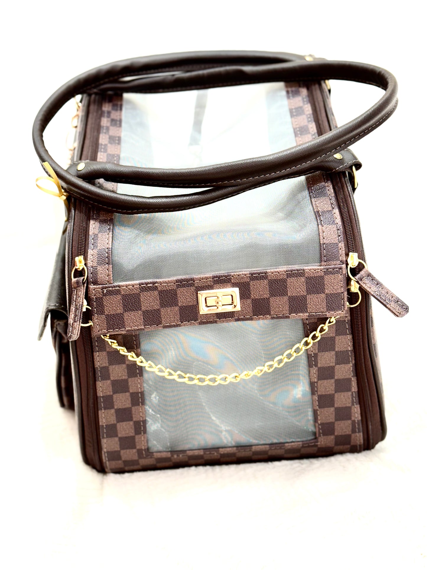 Bolsa Tuttores Signature - Marrom - Redonda - Tam M