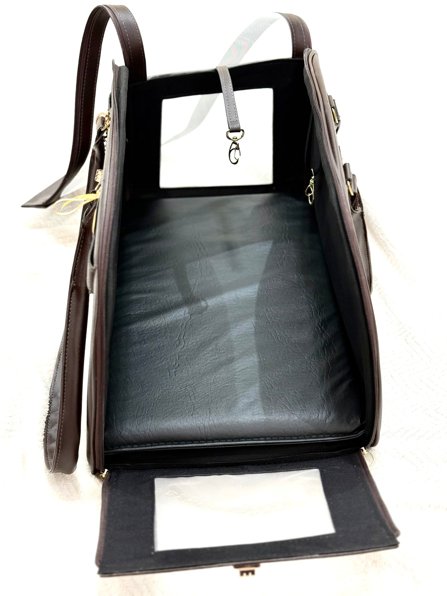 Bolsa Tuttores Elegance - Marrom - Redonda - Tam M