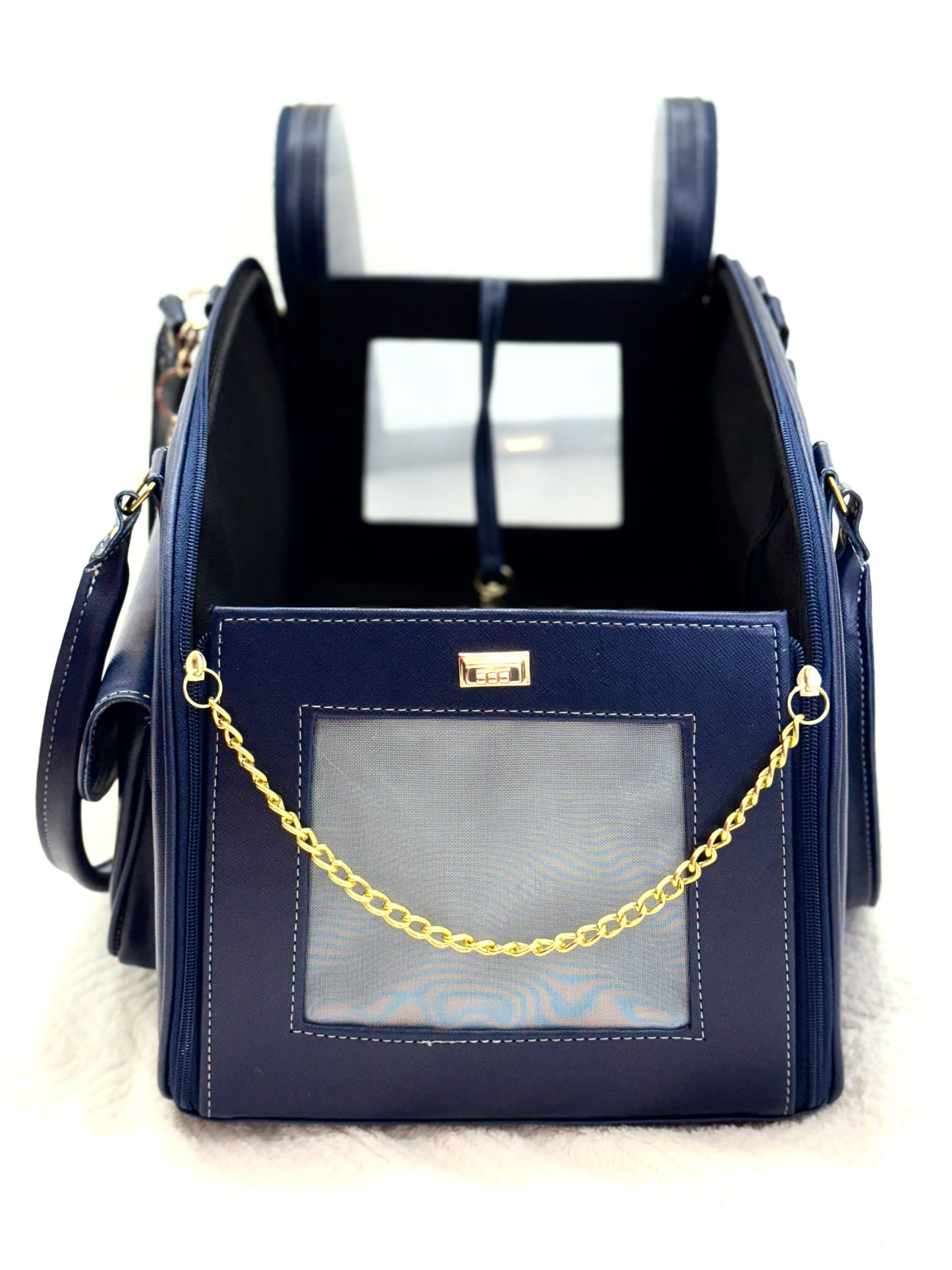 Bolsa Tuttores Elegance - Azul - Tamanho M - Redonda- Tam M