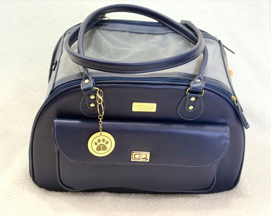 Bolsa Tuttores Elegance - Azul - Tamanho M - Redonda- Tam M