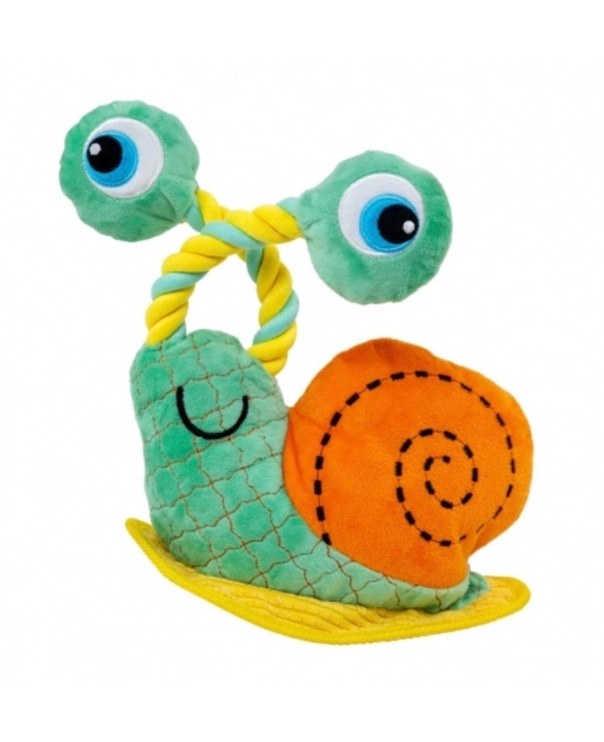 Brinquedo de Pelúcia Interativo Kong Bendeez Snail - Caracol - Tam G