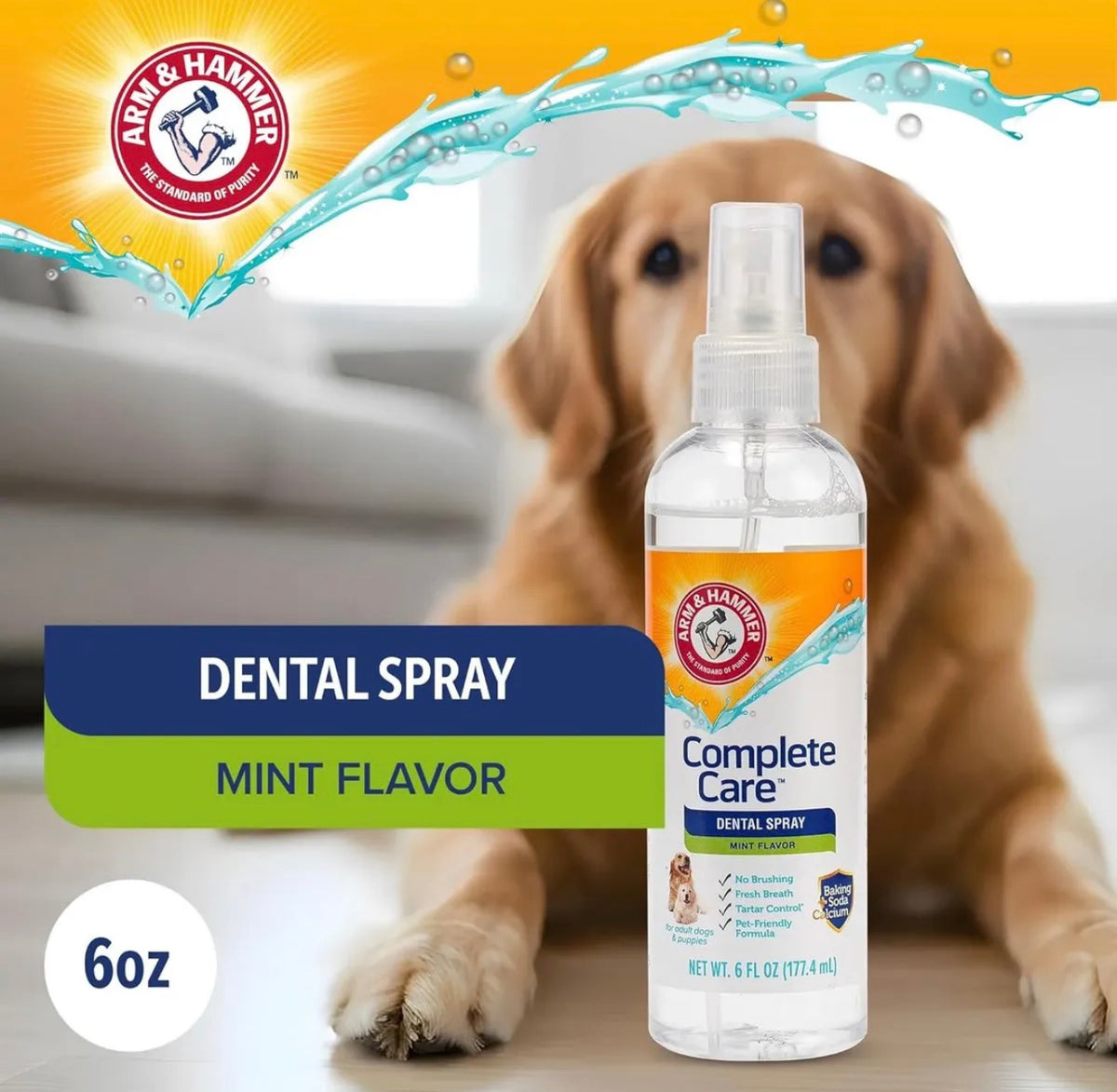 ARM & HAMMER Complete Care Spray Bucal Enzimático 177,4mls
