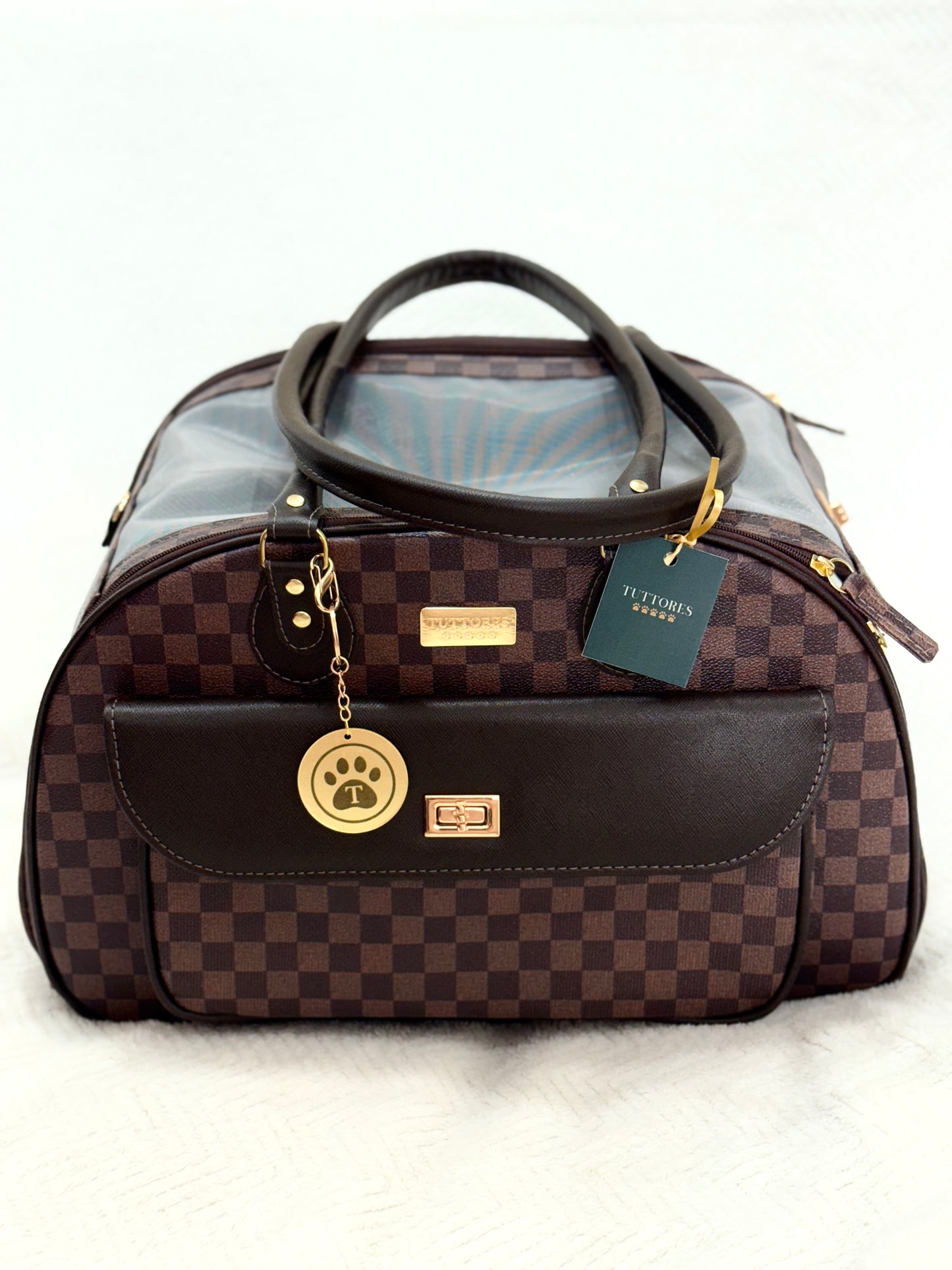 Bolsa Tuttores Signature - Marrom - Redonda - Tam M