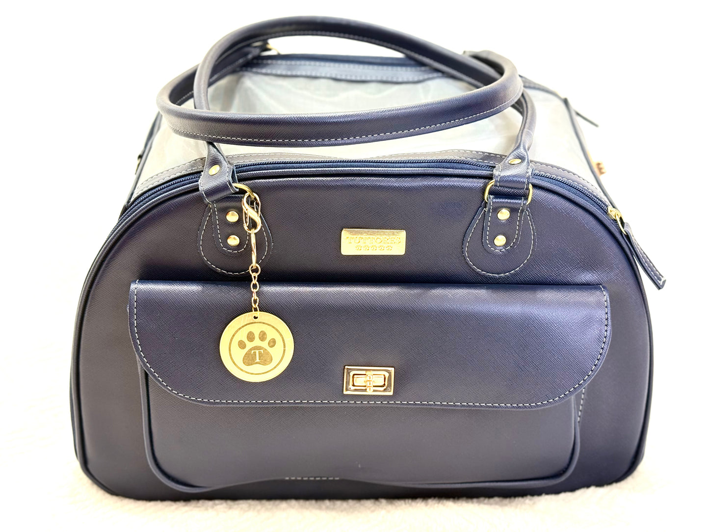 Bolsa Tuttores Elegance - Azul - Tamanho M - Redonda- Tam M
