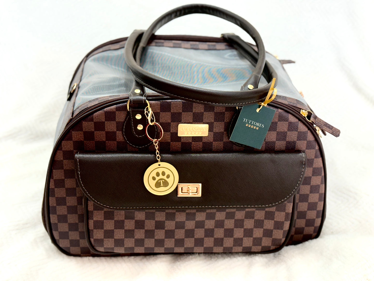 Bolsa Tuttores Signature - Marrom - Redonda - Tam M