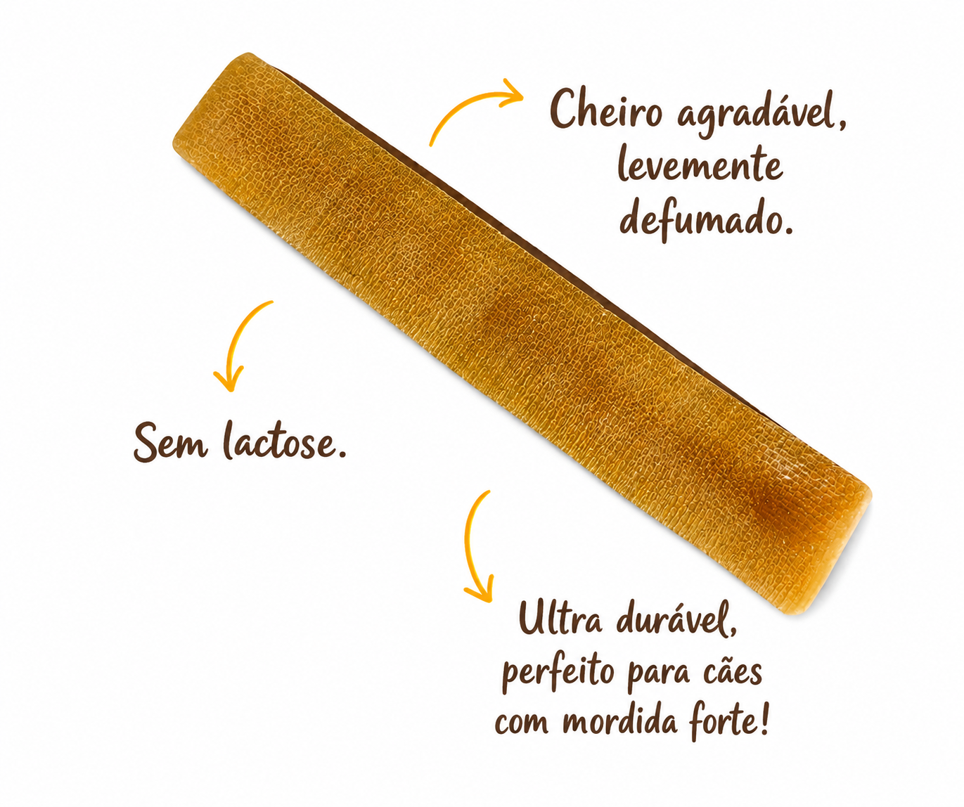 Chhurpi Mordedor Natural para Cães - Queijo de Yak do Himalaia 1 unidade de 100 g Tam G