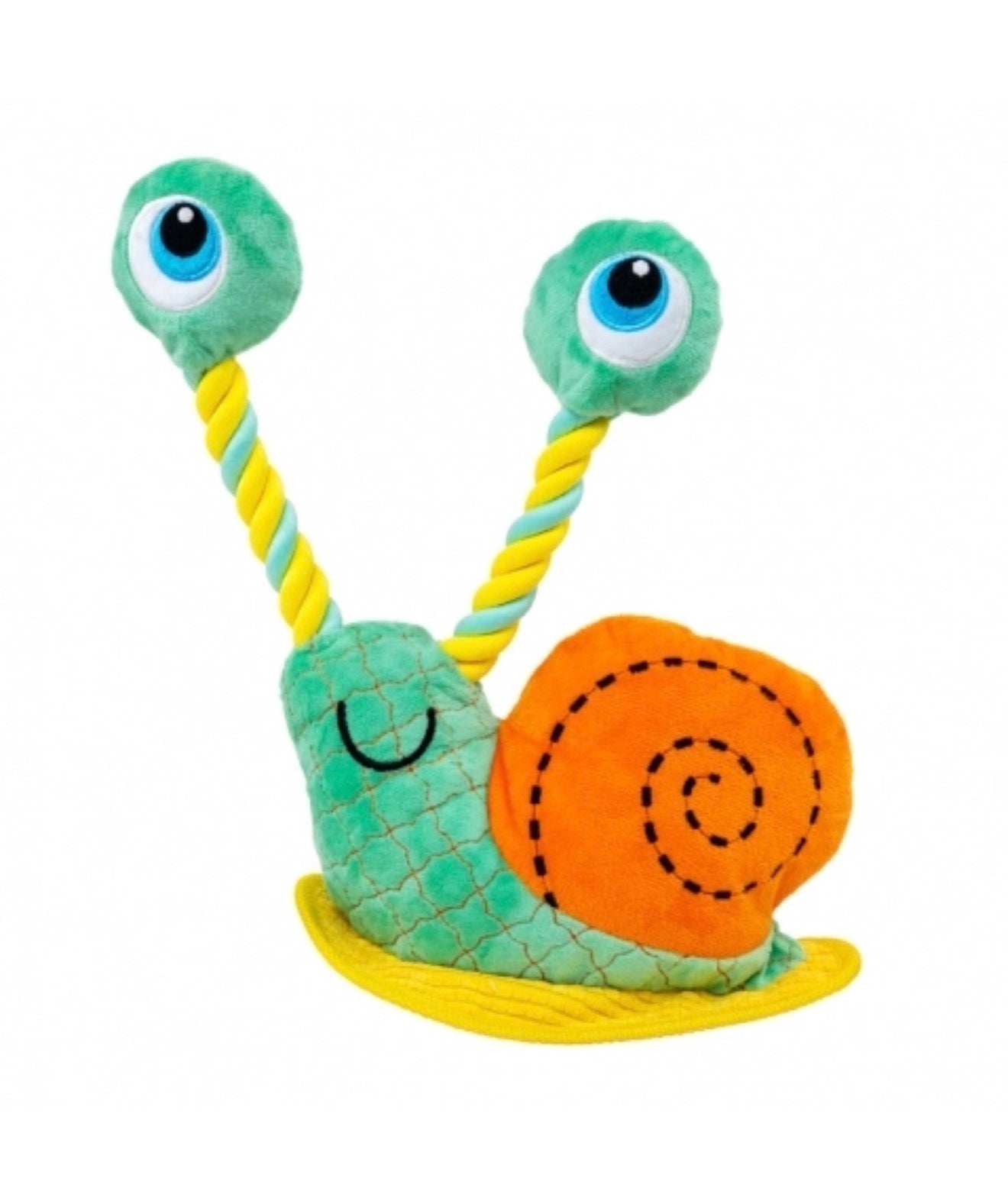 Brinquedo de Pelúcia Interativo Kong Bendeez Snail - Caracol - Tam G