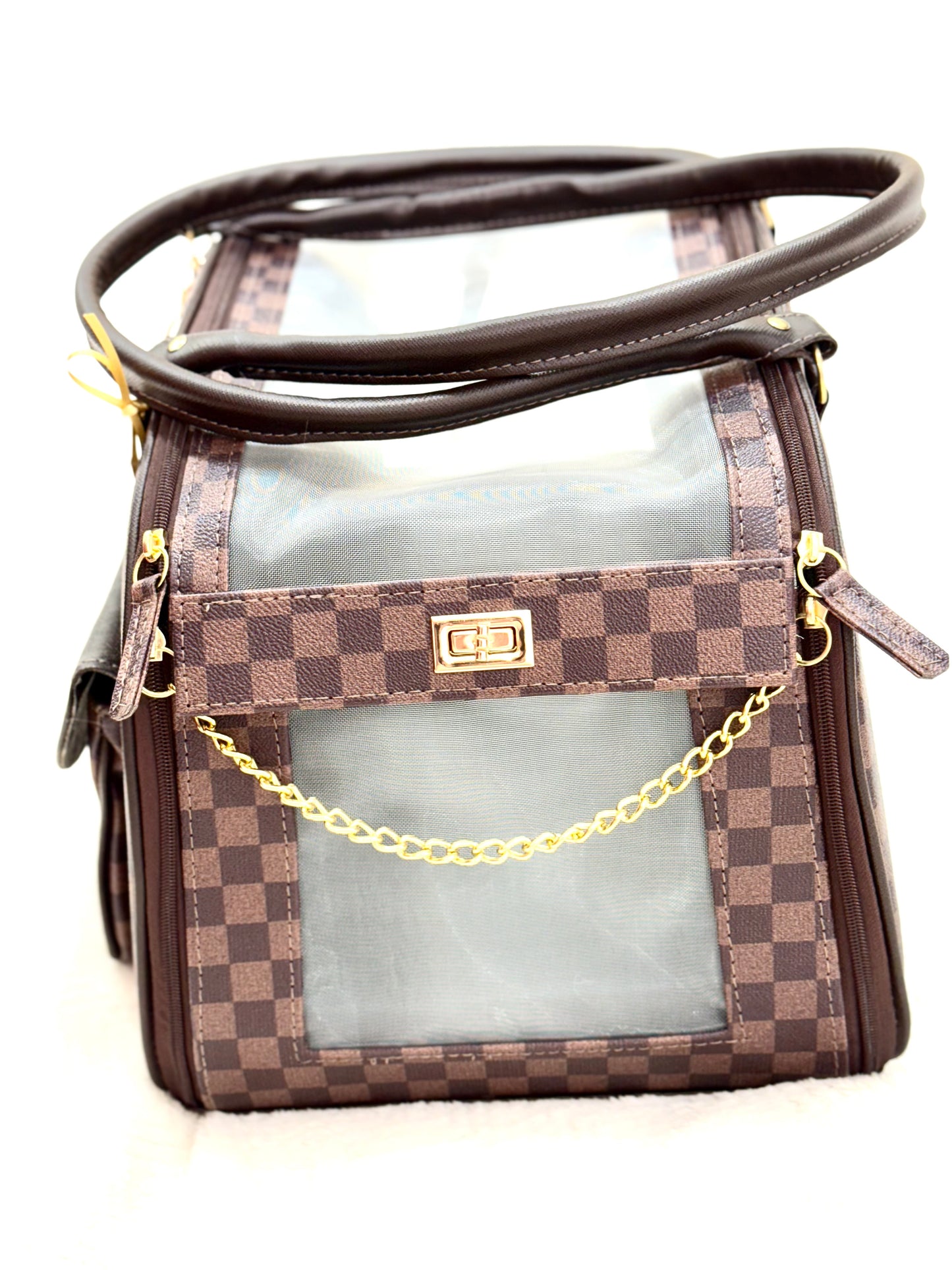 Bolsa Tuttores Signature - Marrom - Redonda - Tam M