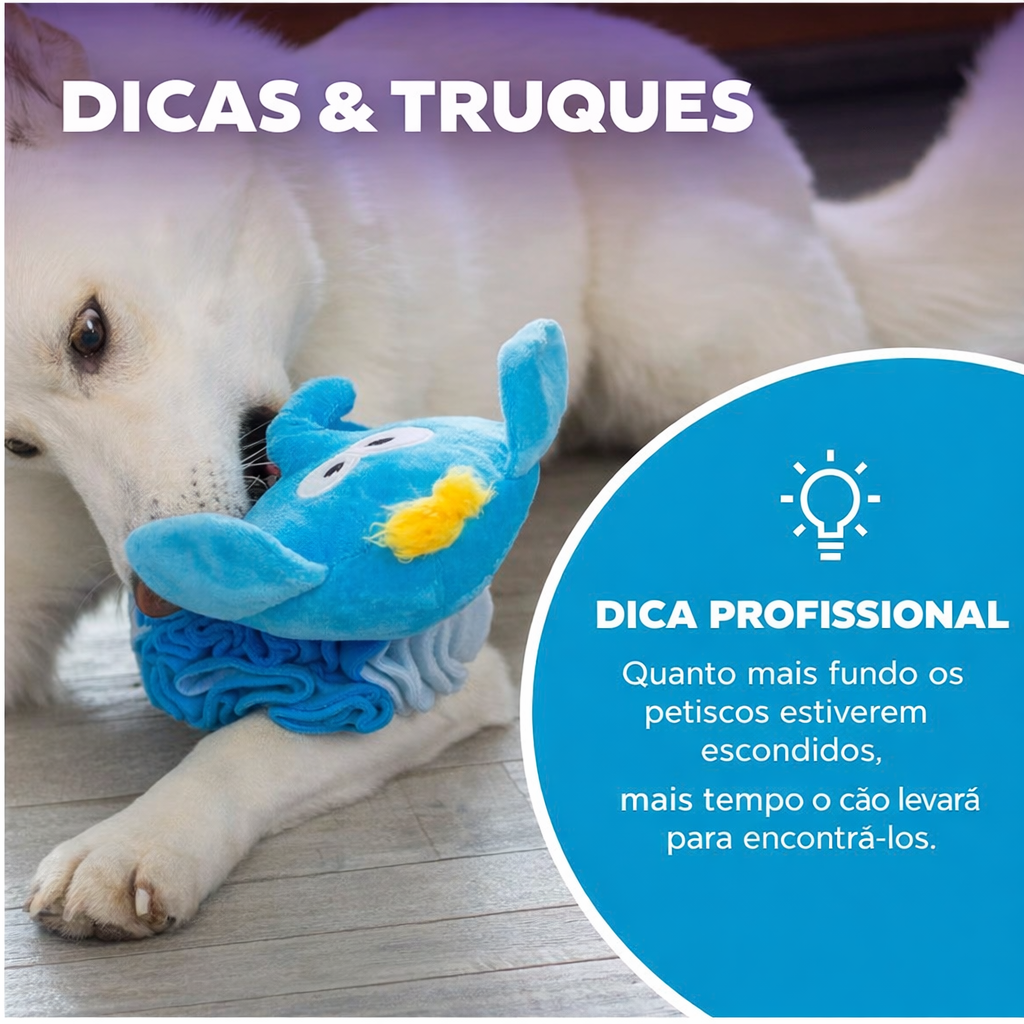 Brinquedo de fuçar para Enriquecimento Ambiental - Stuff’n Snuffle – Outward Hound - Elefante