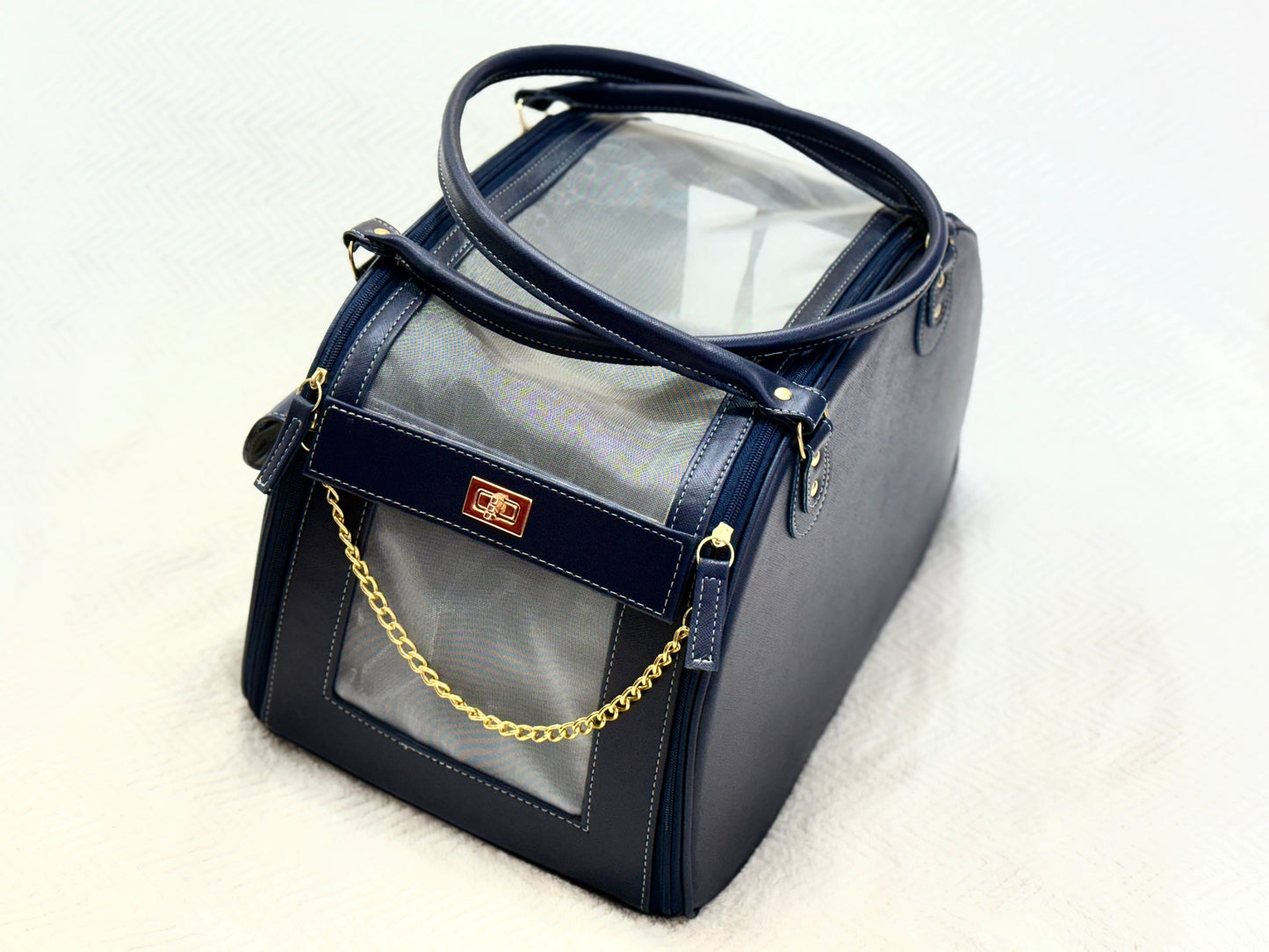 Bolsa Tuttores Elegance - Azul - Tamanho M - Redonda- Tam M