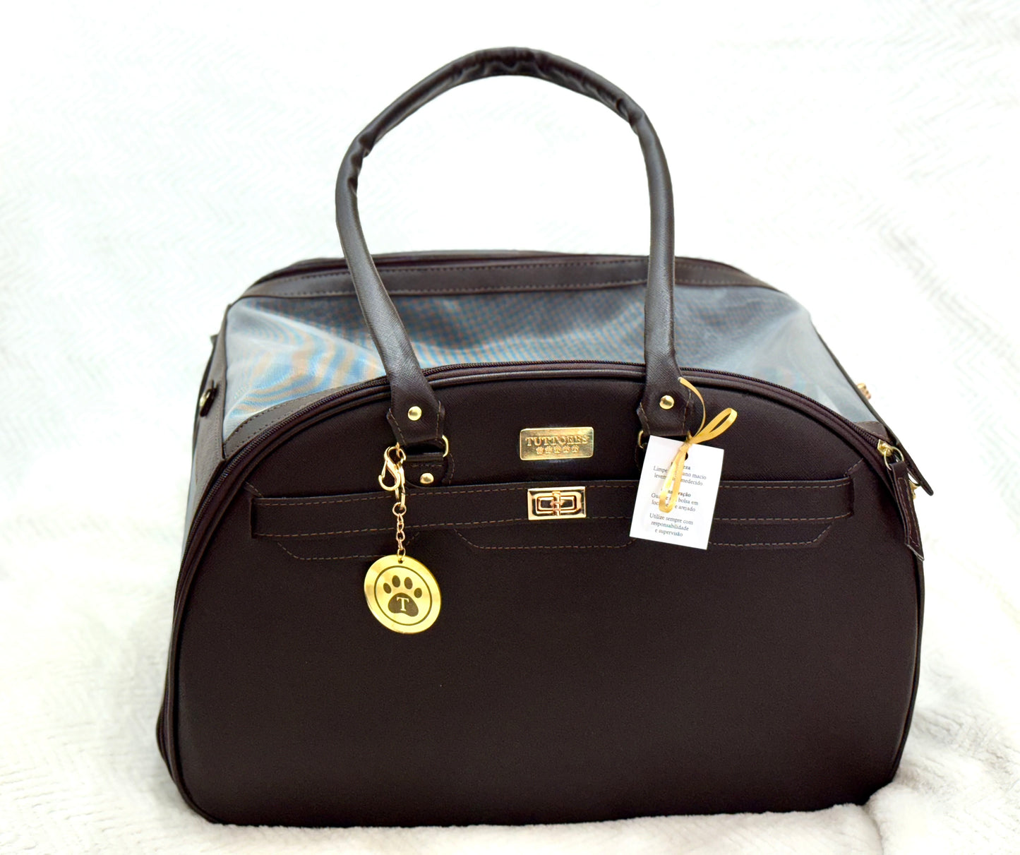 Bolsa Tuttores Elegance - Marrom - Redonda - Tam M