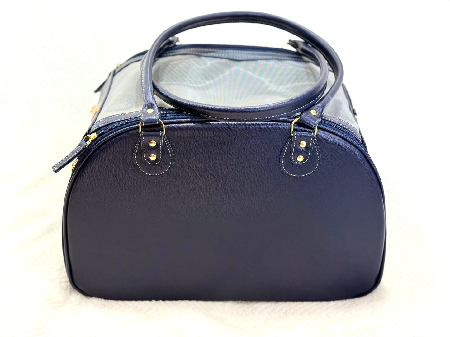 Bolsa Tuttores Elegance - Azul - Tamanho M - Redonda- Tam M