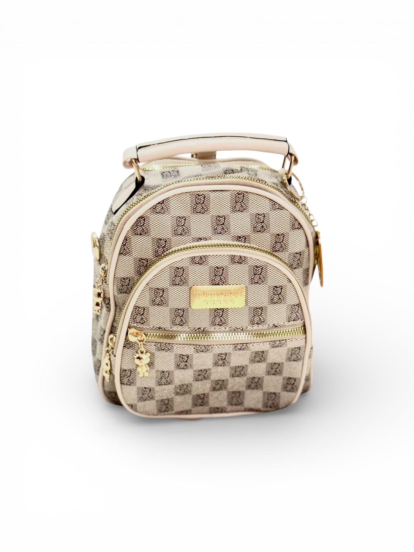 Mochila Bear Creme  Tam P