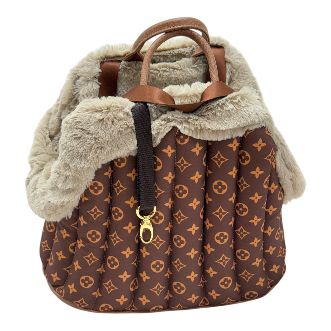 Bolsa de Passeio Modelo Nova York - Tam M - Acompanha Manta Térmica na cor Vanilla