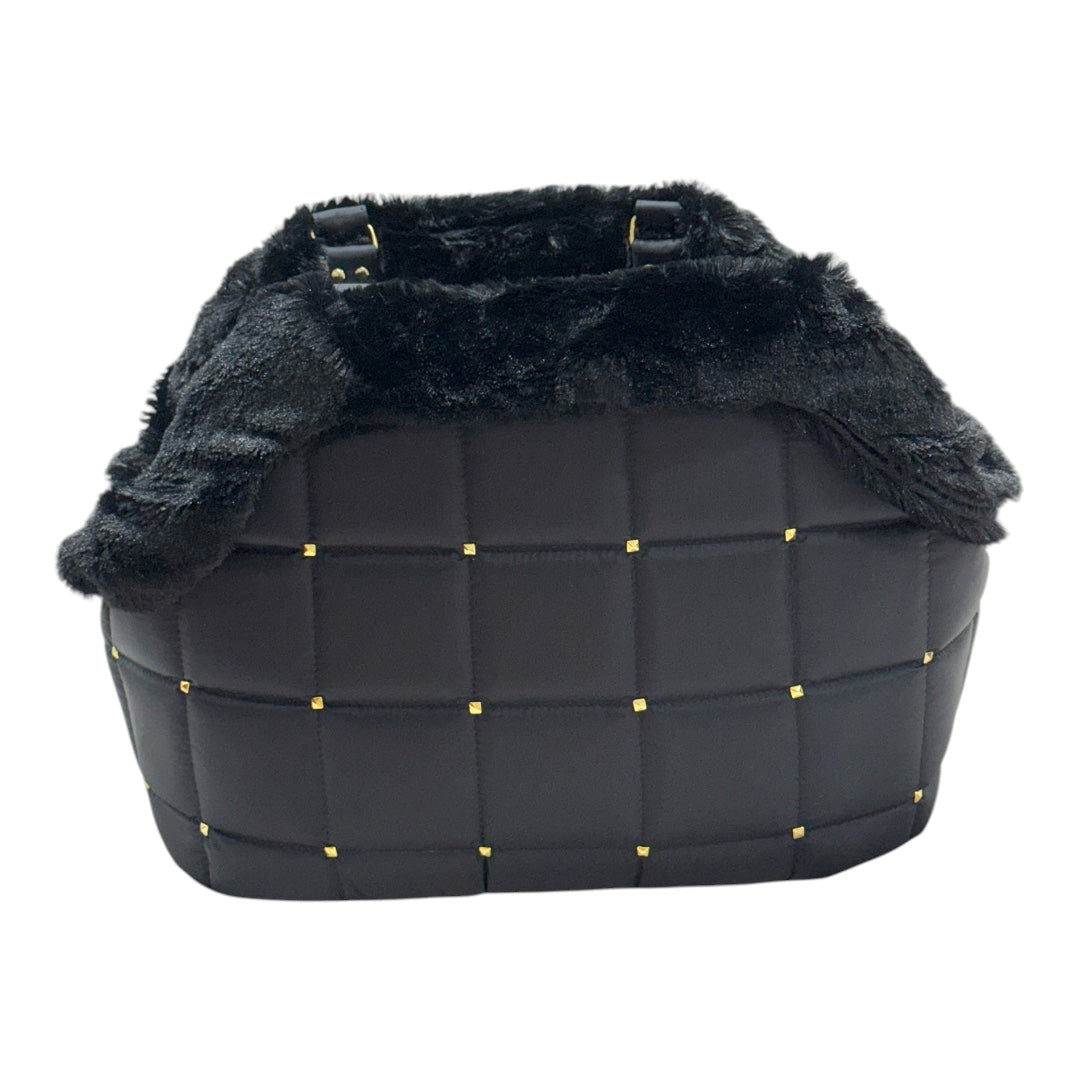 Bolsa de Passeio Modelo Venêto – Cor Preta – Tam M – Acompanha Manta Térmica Cor Preta