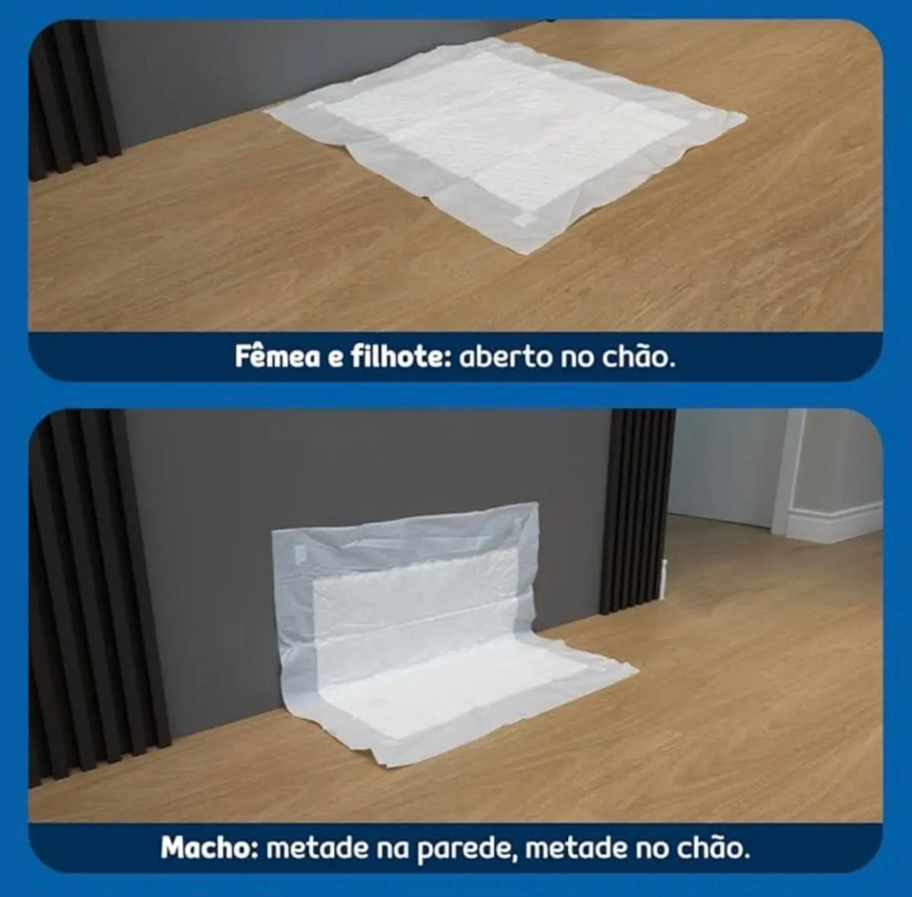 Tapete Higiênico Mr Dry com 30 Unidades - Tam 60x60