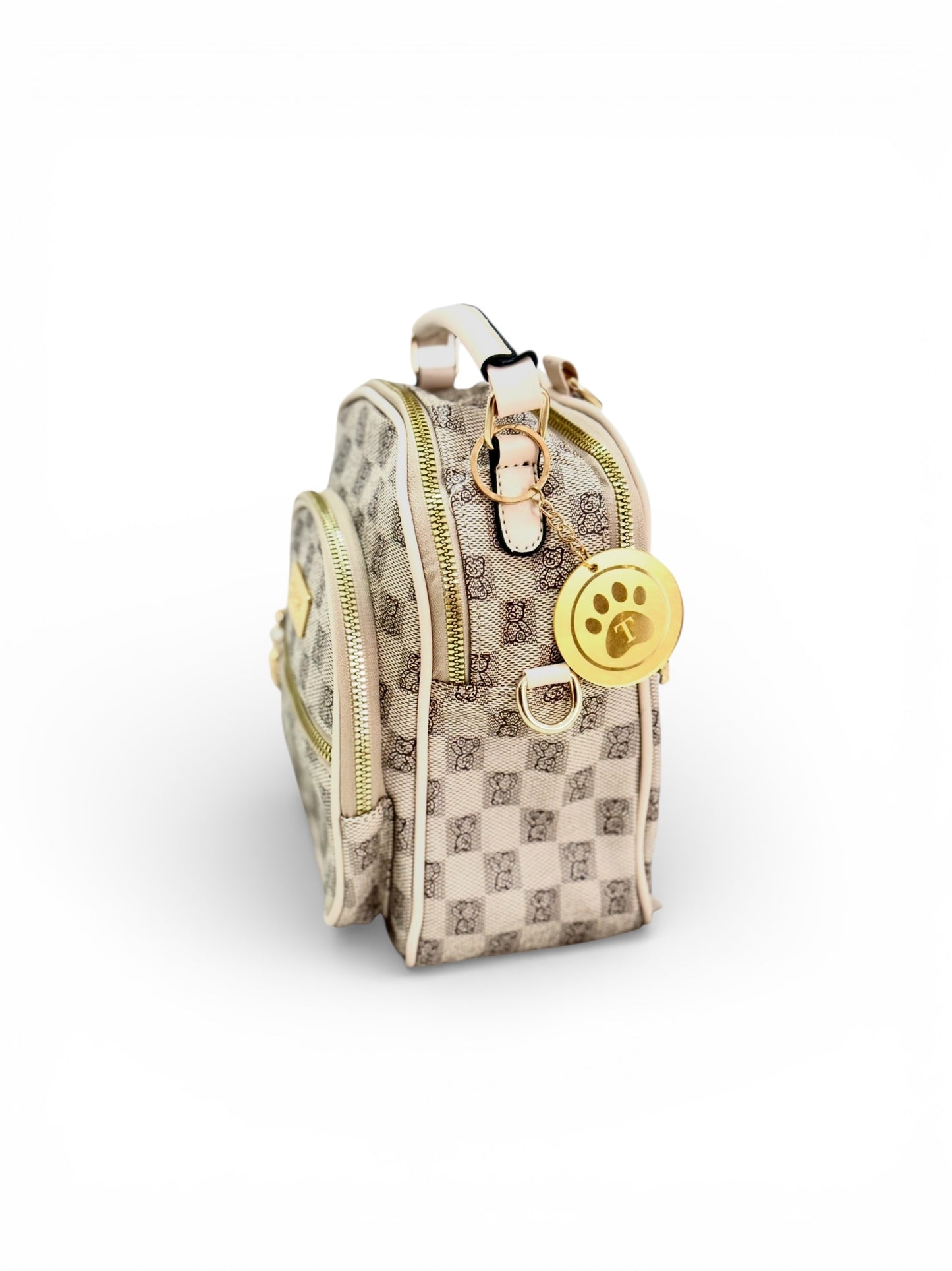 Mochila Bear Creme  Tam P