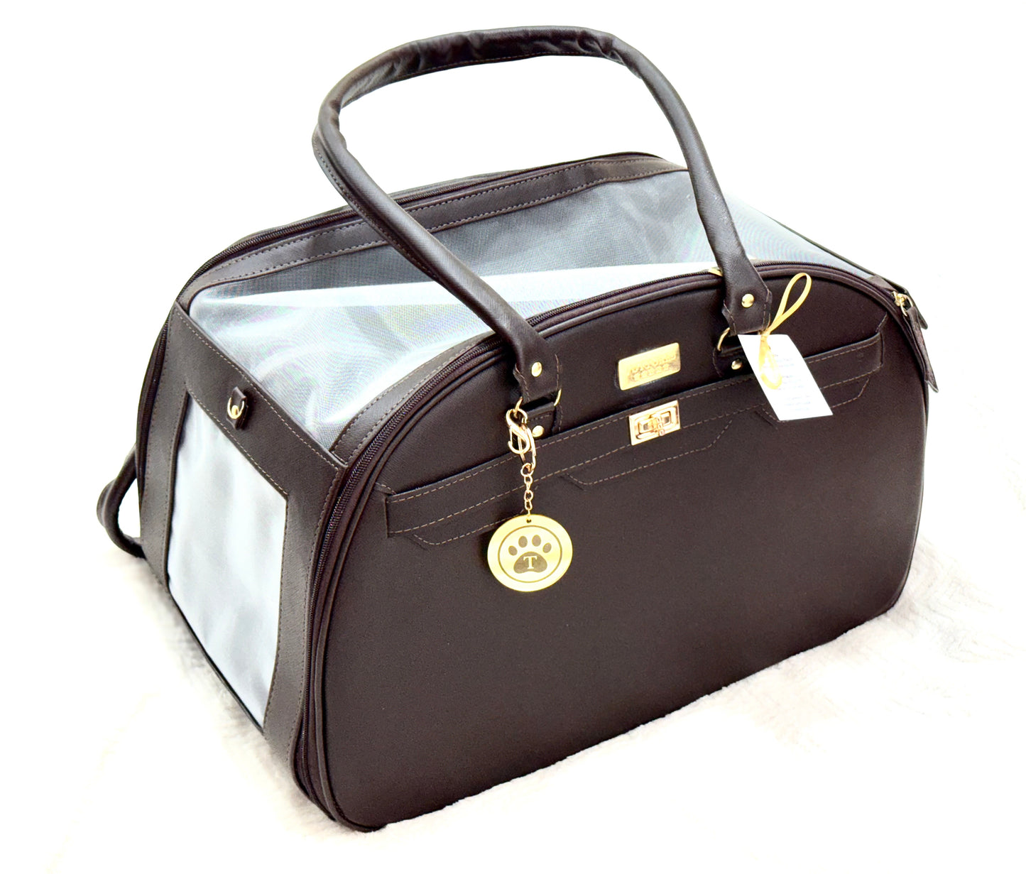 Bolsa Tuttores Elegance - Marrom - Redonda - Tam M
