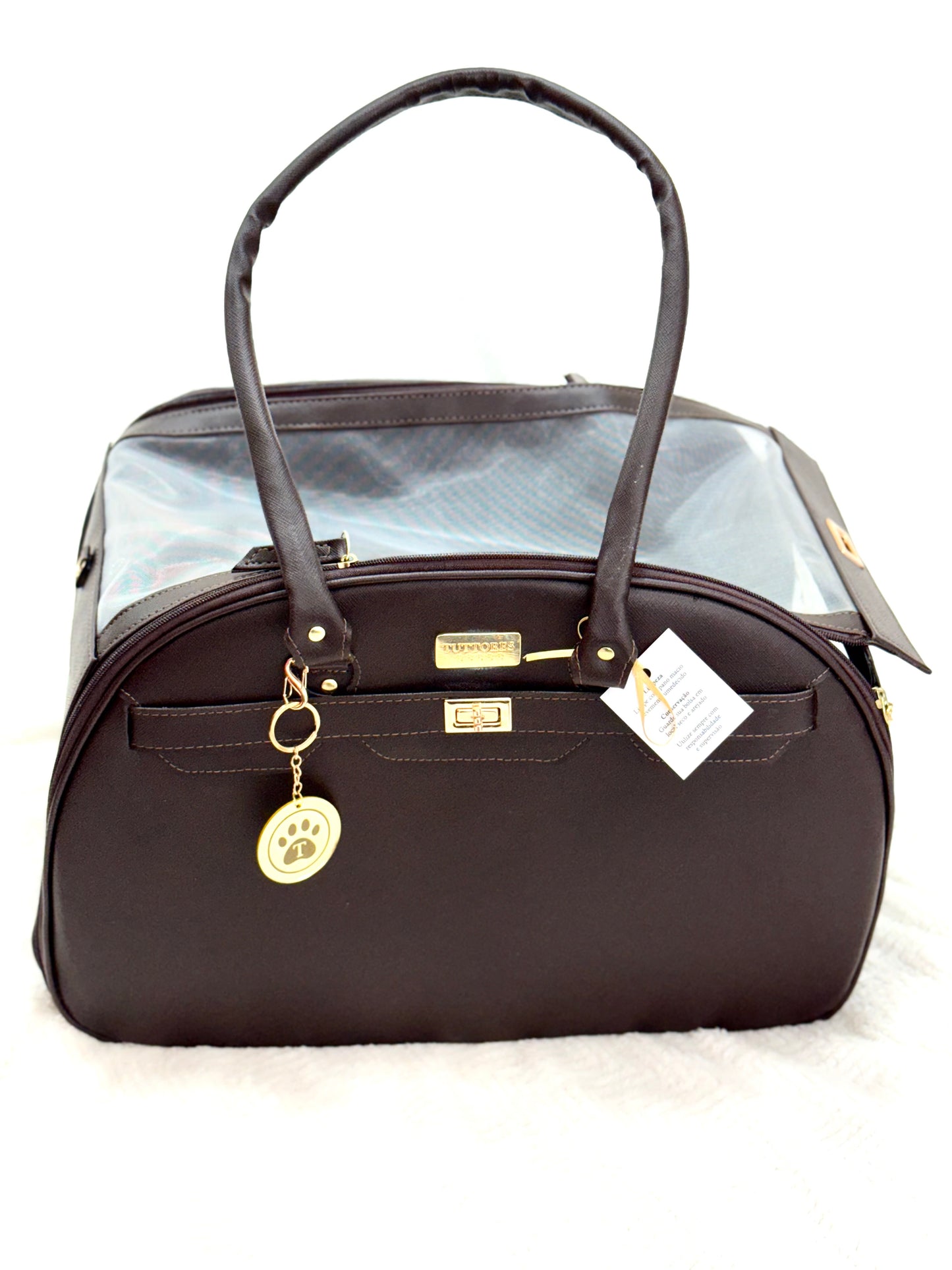 Bolsa Tuttores Elegance - Marrom - Redonda - Tam M