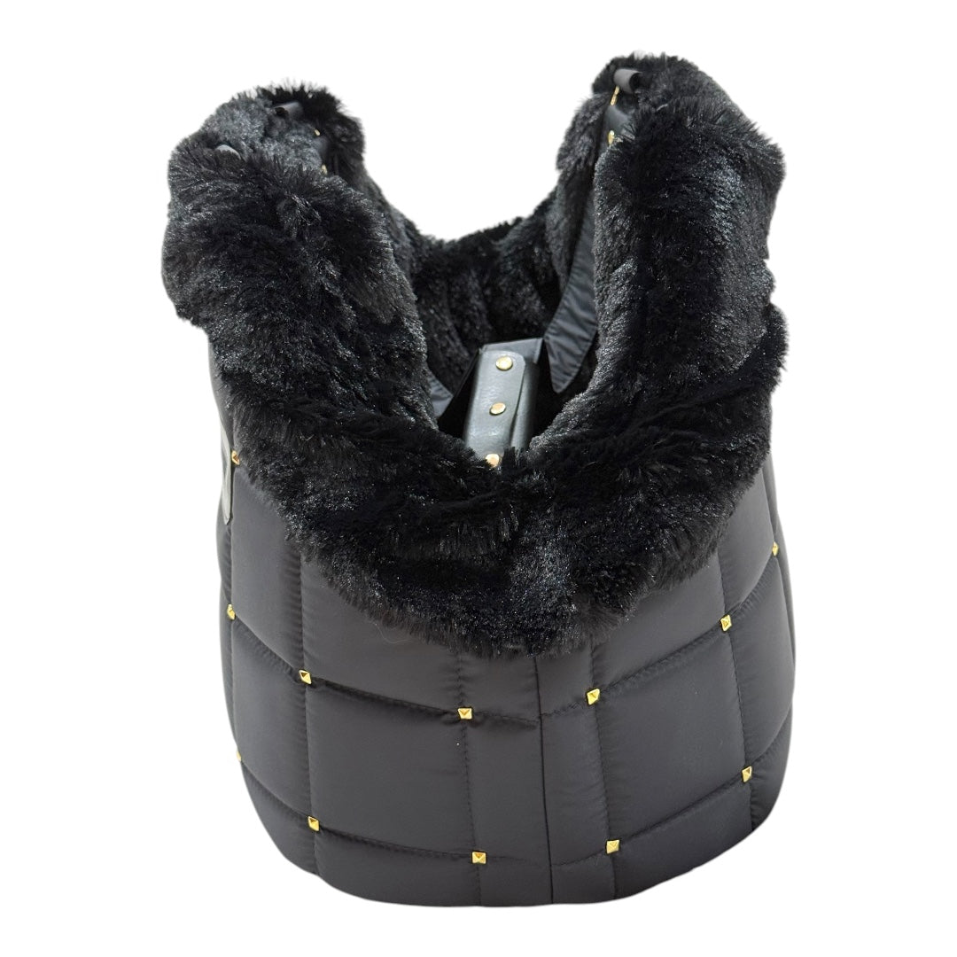 Bolsa de Passeio Modelo Venêto – Cor Preta – Tam M – Acompanha Manta Térmica Cor Preta