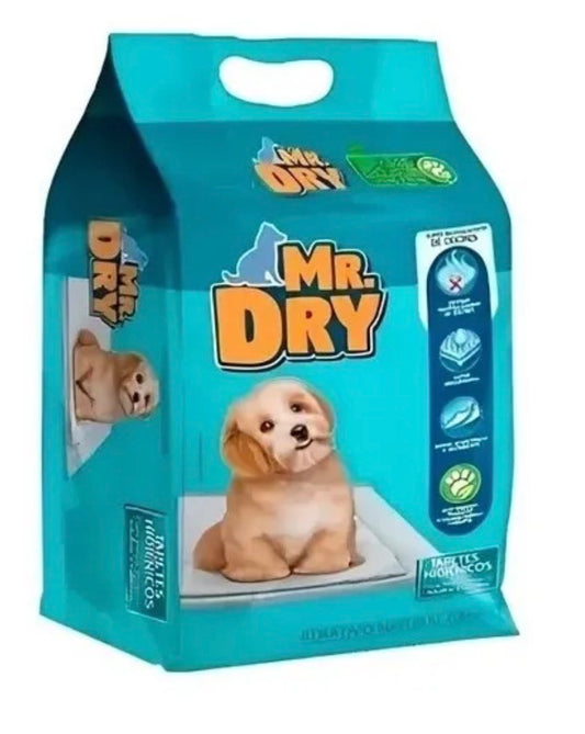 Tapete Higiênico Mr Dry com 30 Unidades - Tam 60x60