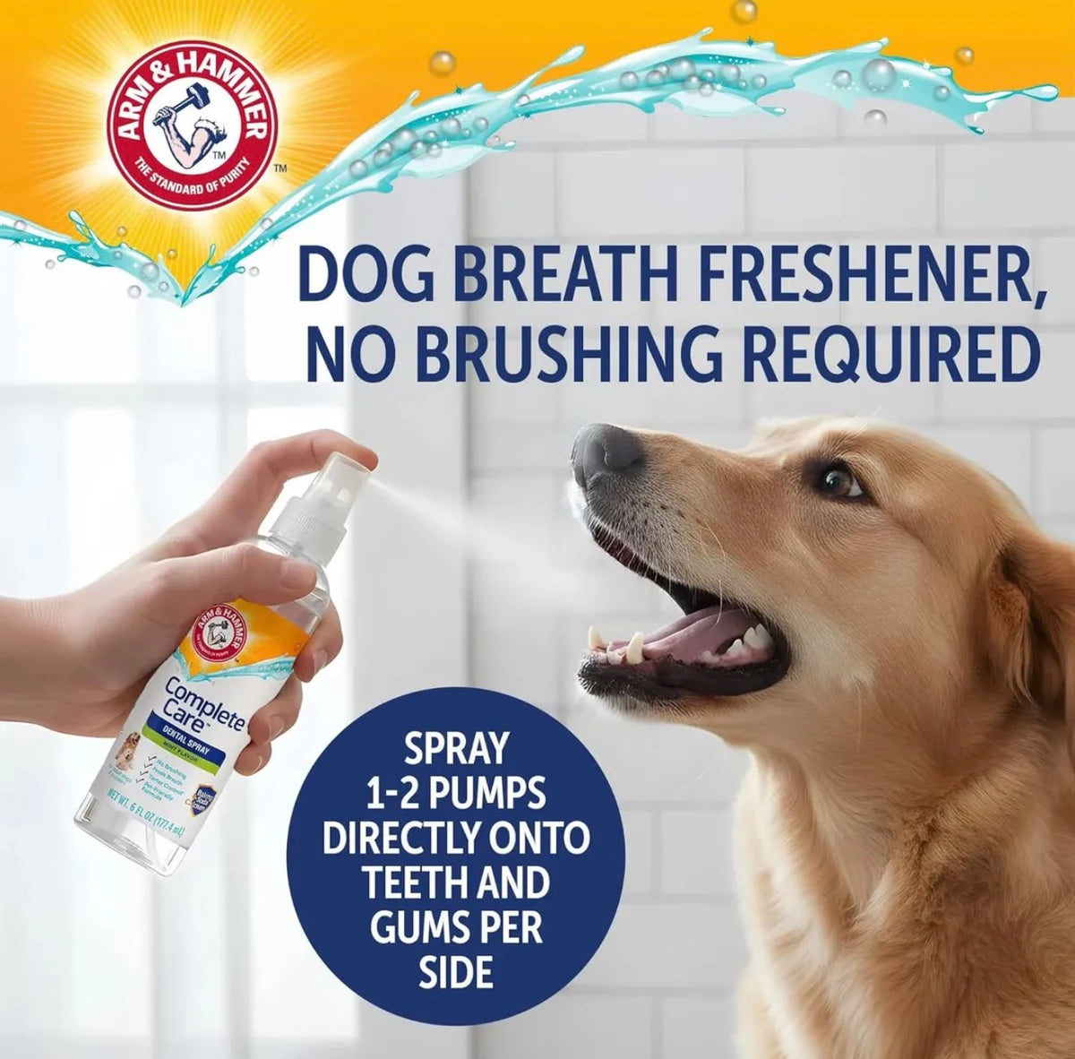 ARM & HAMMER Complete Care Spray Bucal Enzimático 177,4mls