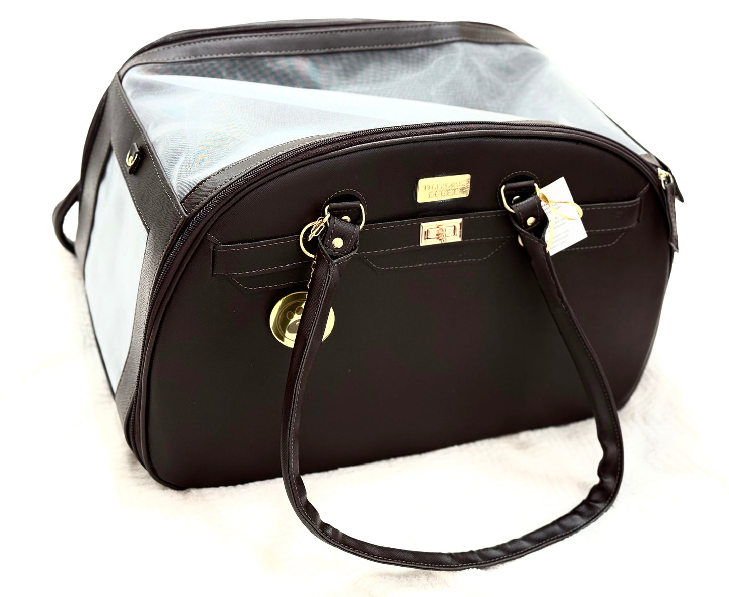 Bolsa Tuttores Elegance - Marrom - Redonda - Tam M