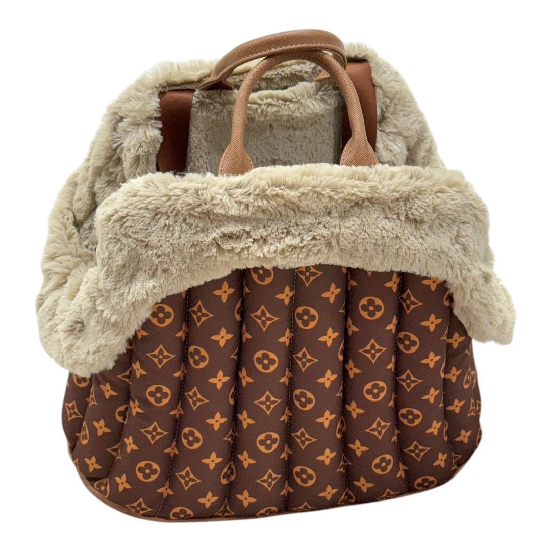 Bolsa de Passeio Modelo Nova York - Tam M - Acompanha Manta Térmica na cor Vanilla
