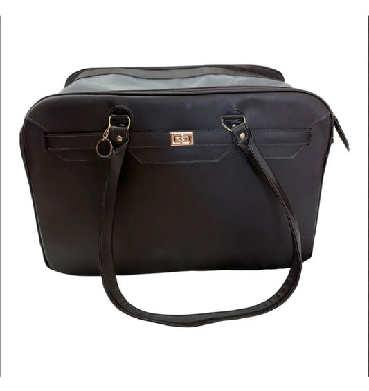 Bolsa - Marrom - Quadrada - Tam M