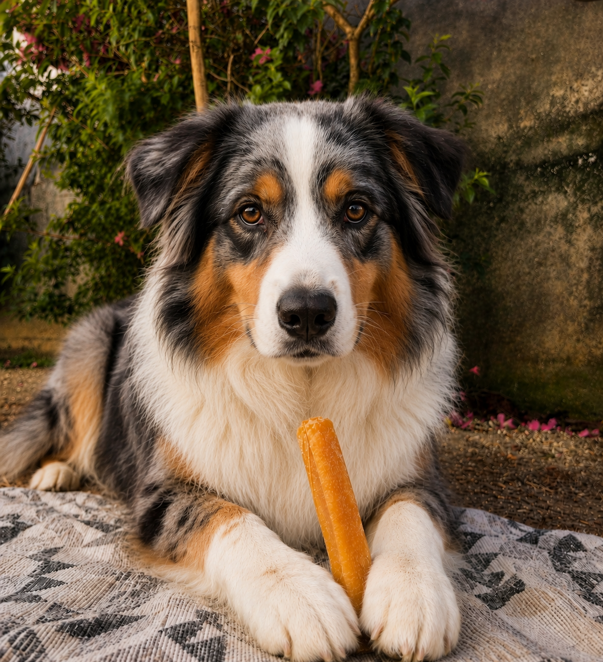 Chhurpi Mordedor Natural para Cães - Queijo de Yak do Himalaia 1 unidade de 100 g Tam G
