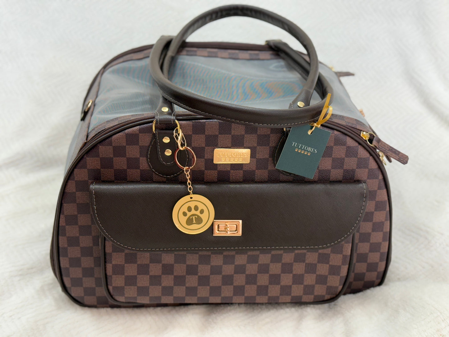 Bolsa Tuttores Signature - Marrom - Redonda - Tam M