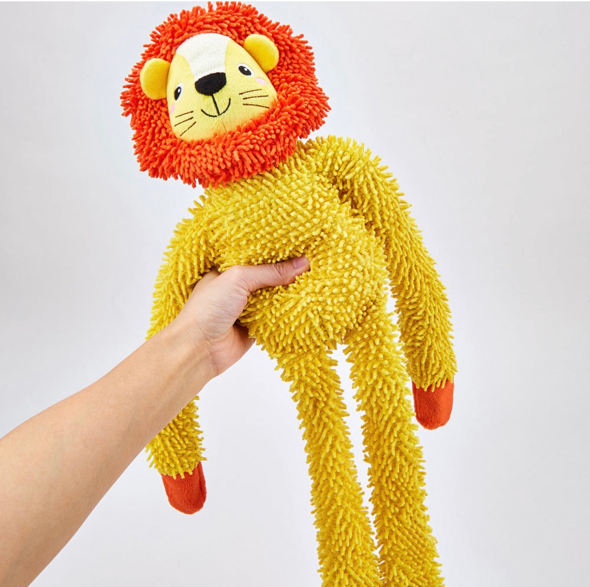 Brinquedo Interativo LEÃO com Corda Tough - FOFOS
