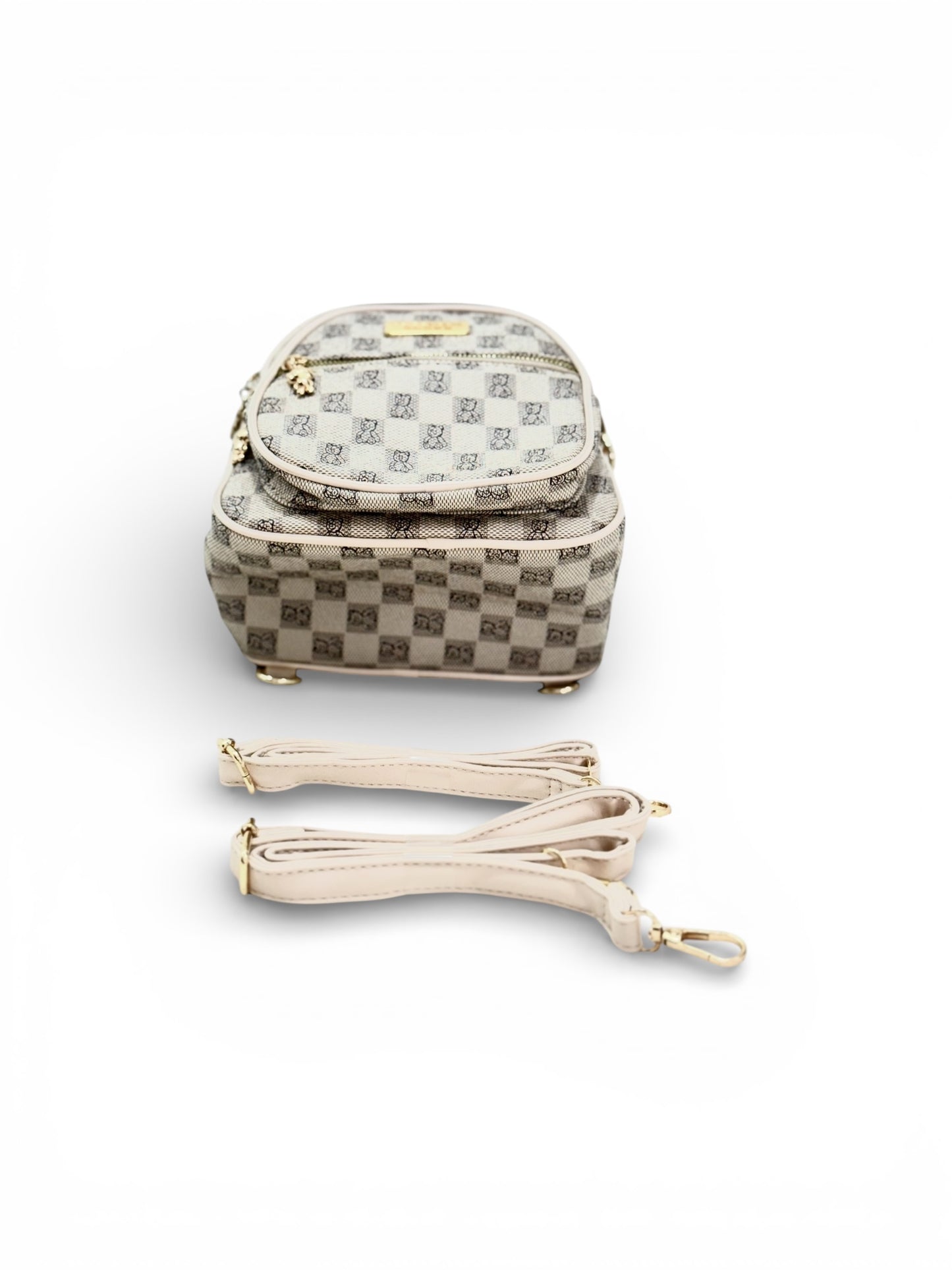 Mochila Bear Creme  Tam P