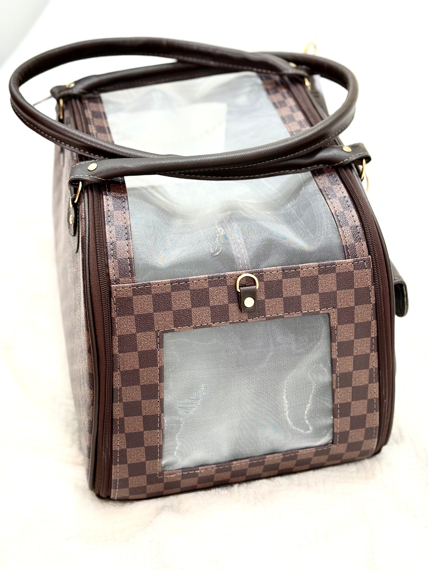 Bolsa Tuttores Signature - Marrom - Redonda - Tam M