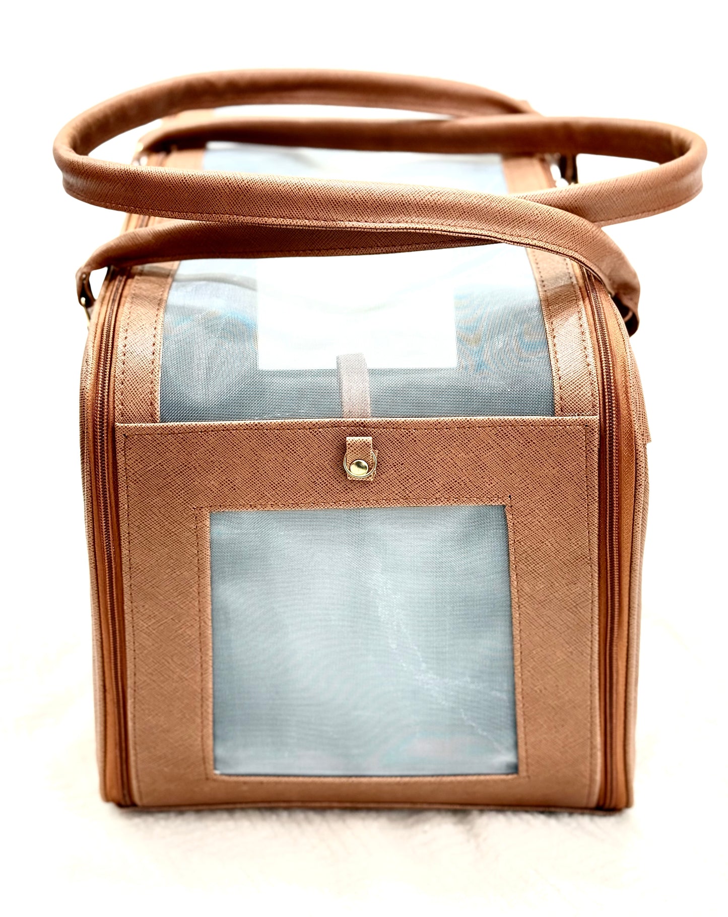 Bolsa Tuttores Elegance – Caramelo - Quadrada - Tam M