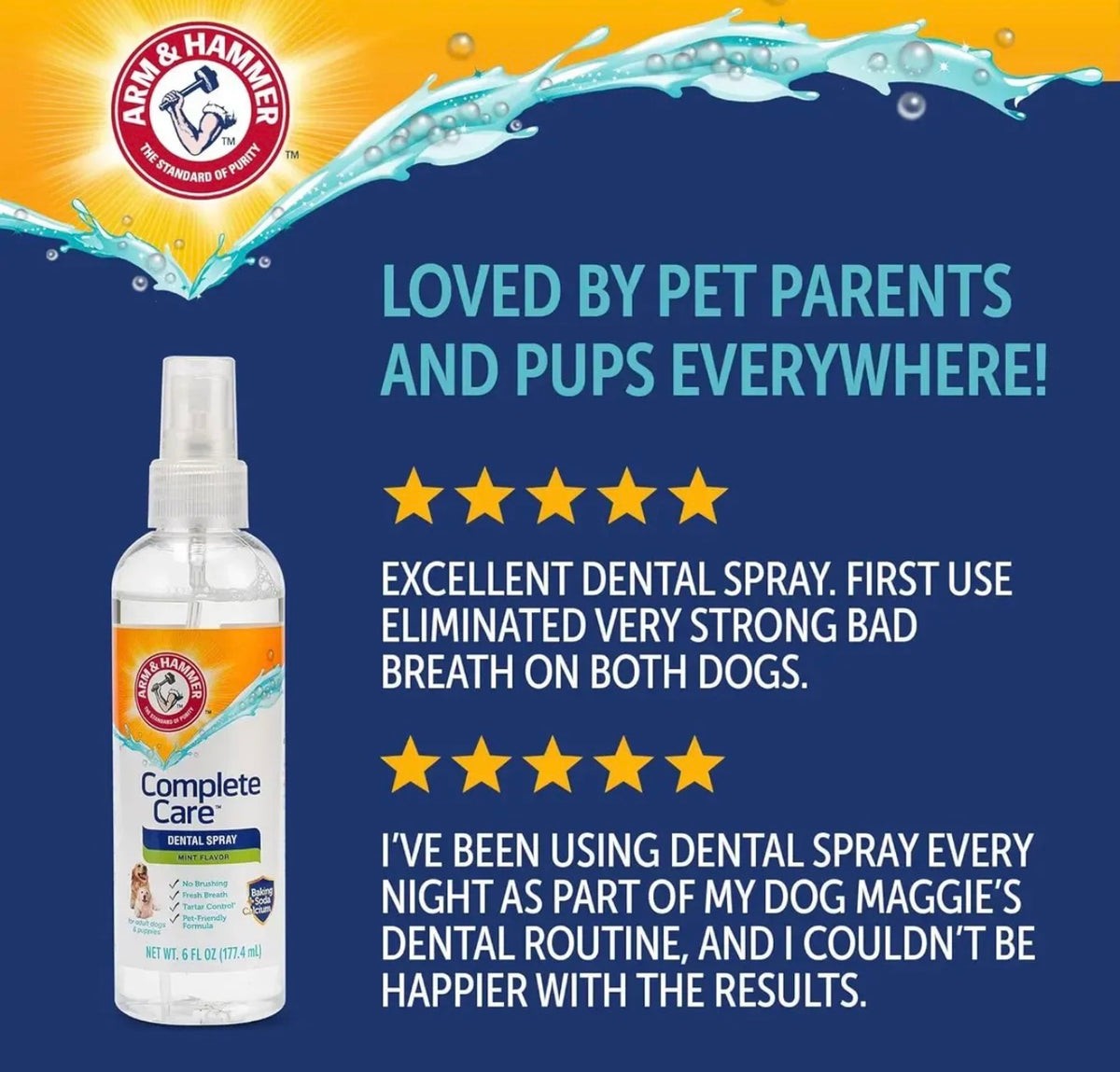 ARM & HAMMER Complete Care Spray Bucal Enzimático 177,4mls