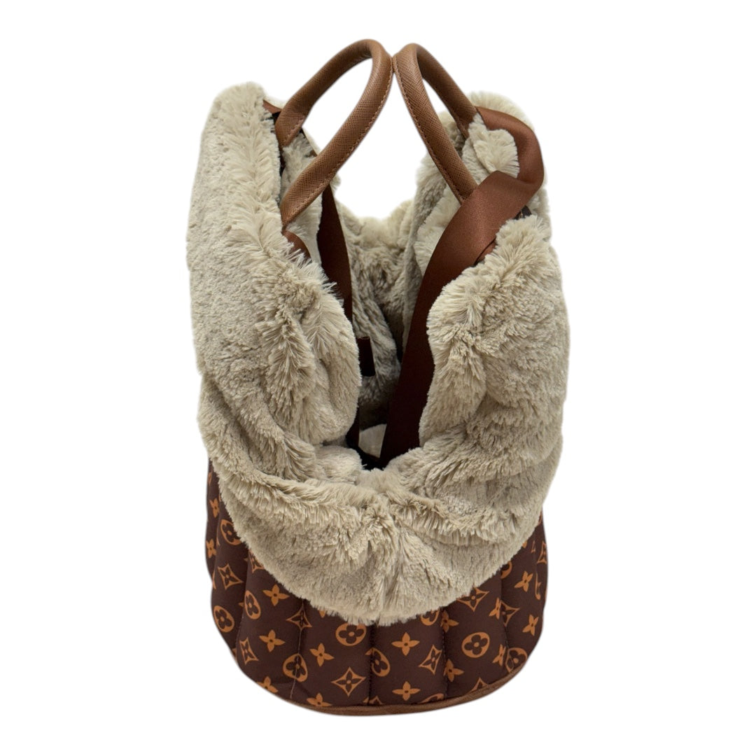 Bolsa de Passeio Modelo Nova York - Tam M - Acompanha Manta Térmica na cor Vanilla