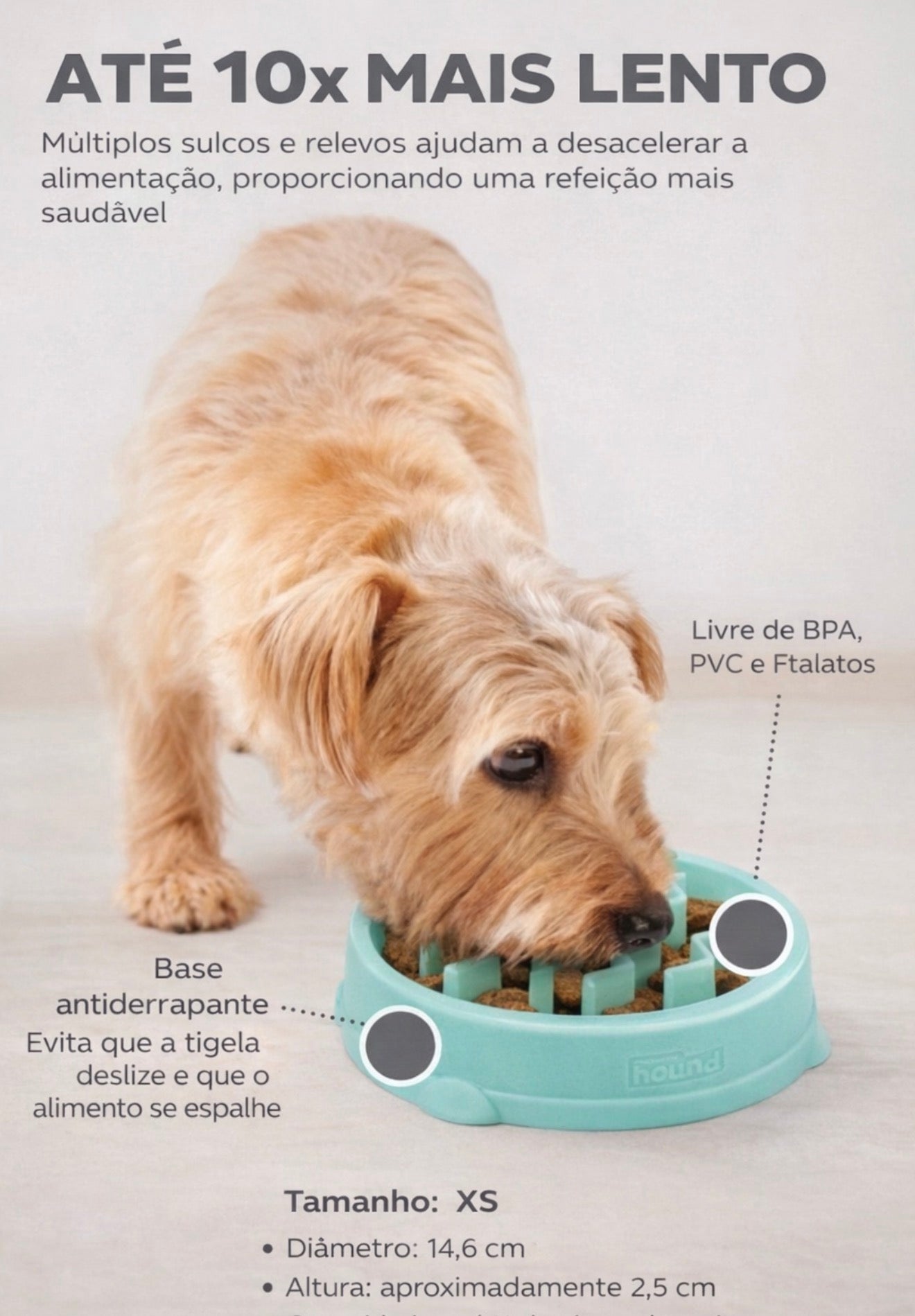 Comedouro Lento Slow Feeder Fun Feeder – Outward Hound - Tam XS